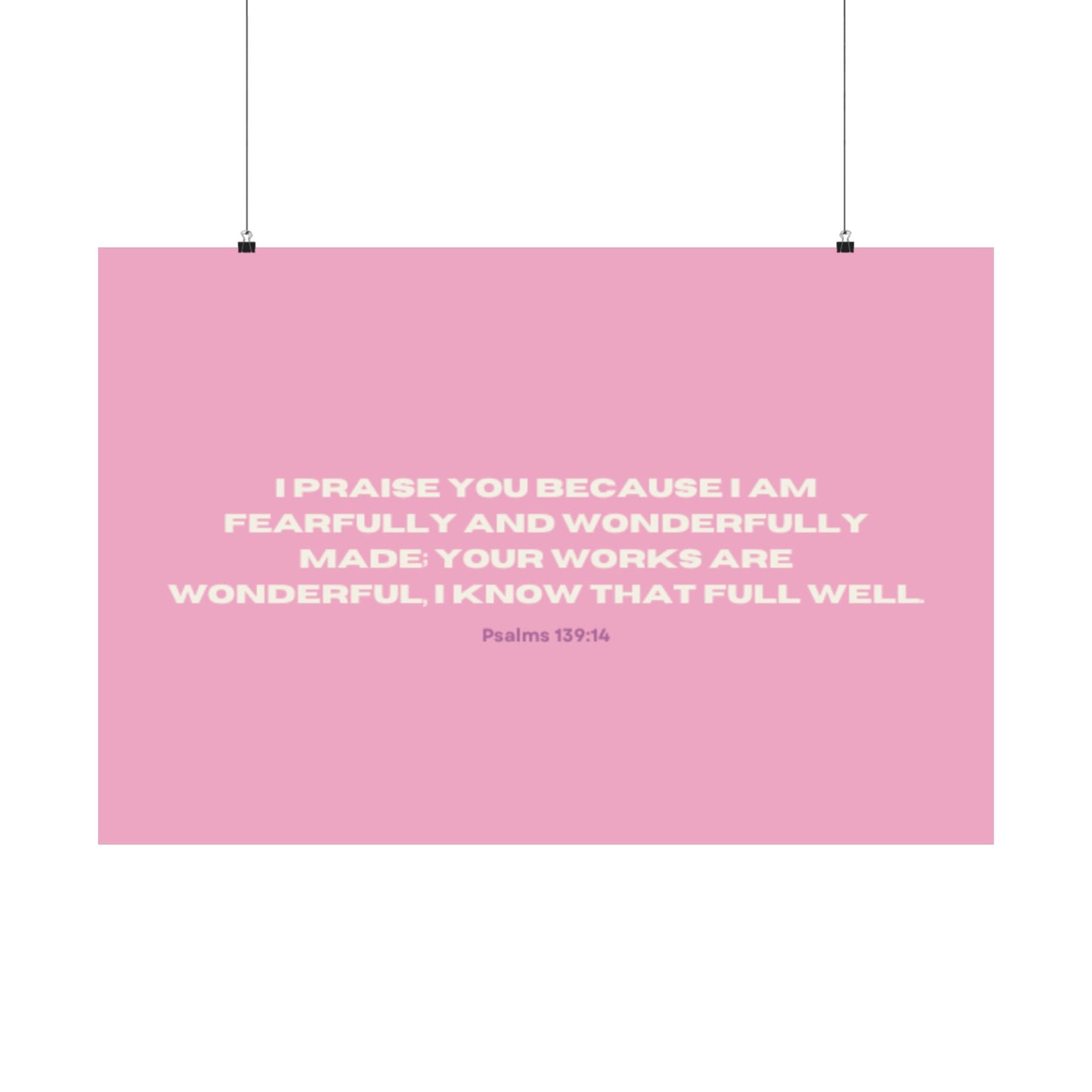 Fearfully and Wonderfully Made Poster
