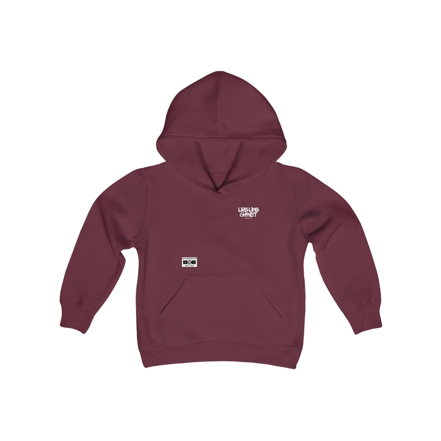 blnk Live Like Christ youth hoodie