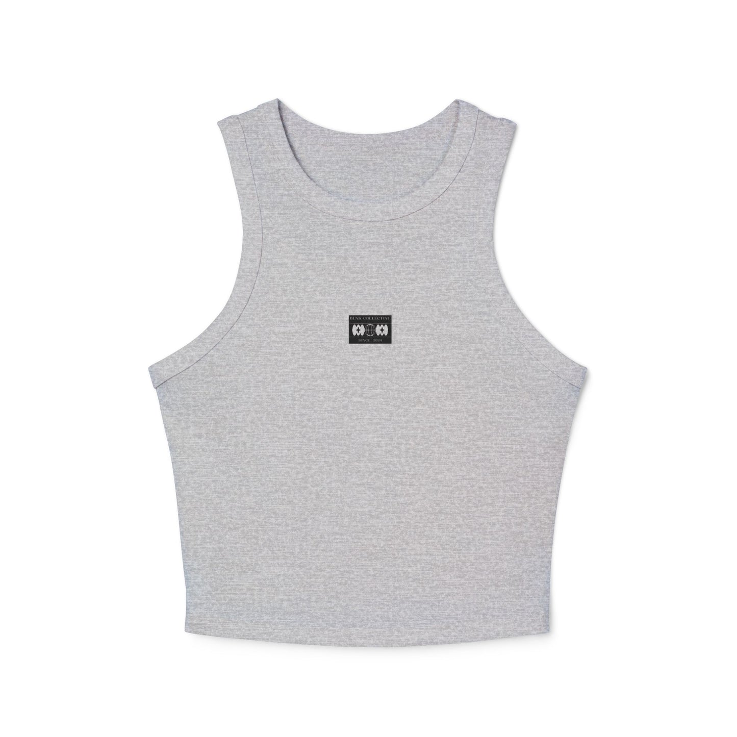 blnk Micro Rib Racer Tank Top