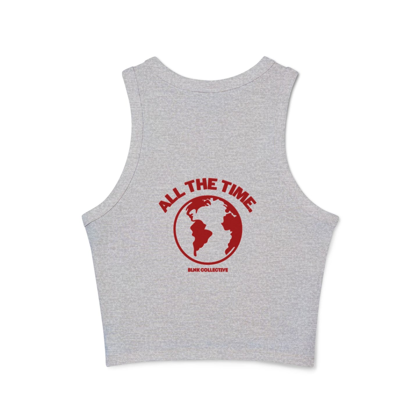 God is Good Micro Rib Racer Tank Top