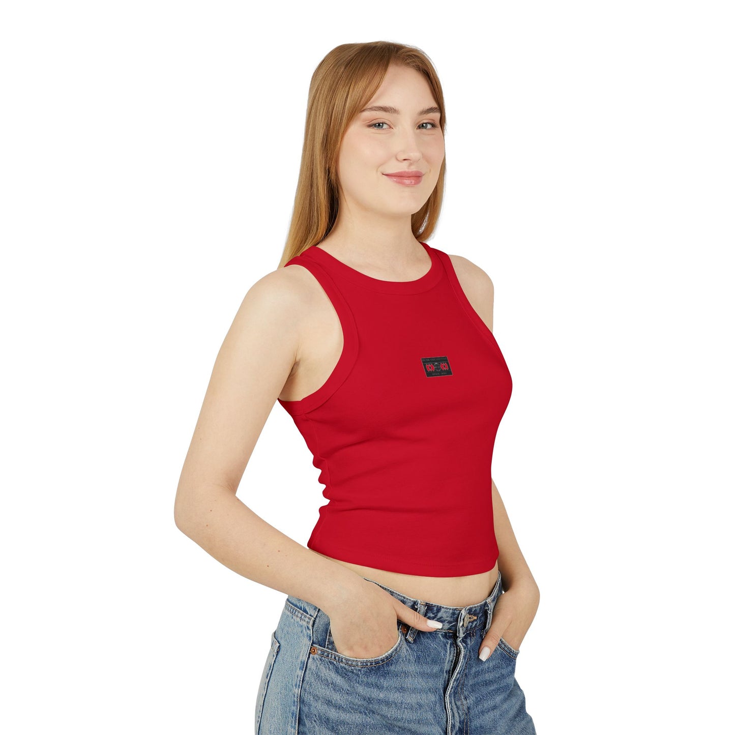 blnk Micro Rib Racer Tank Top