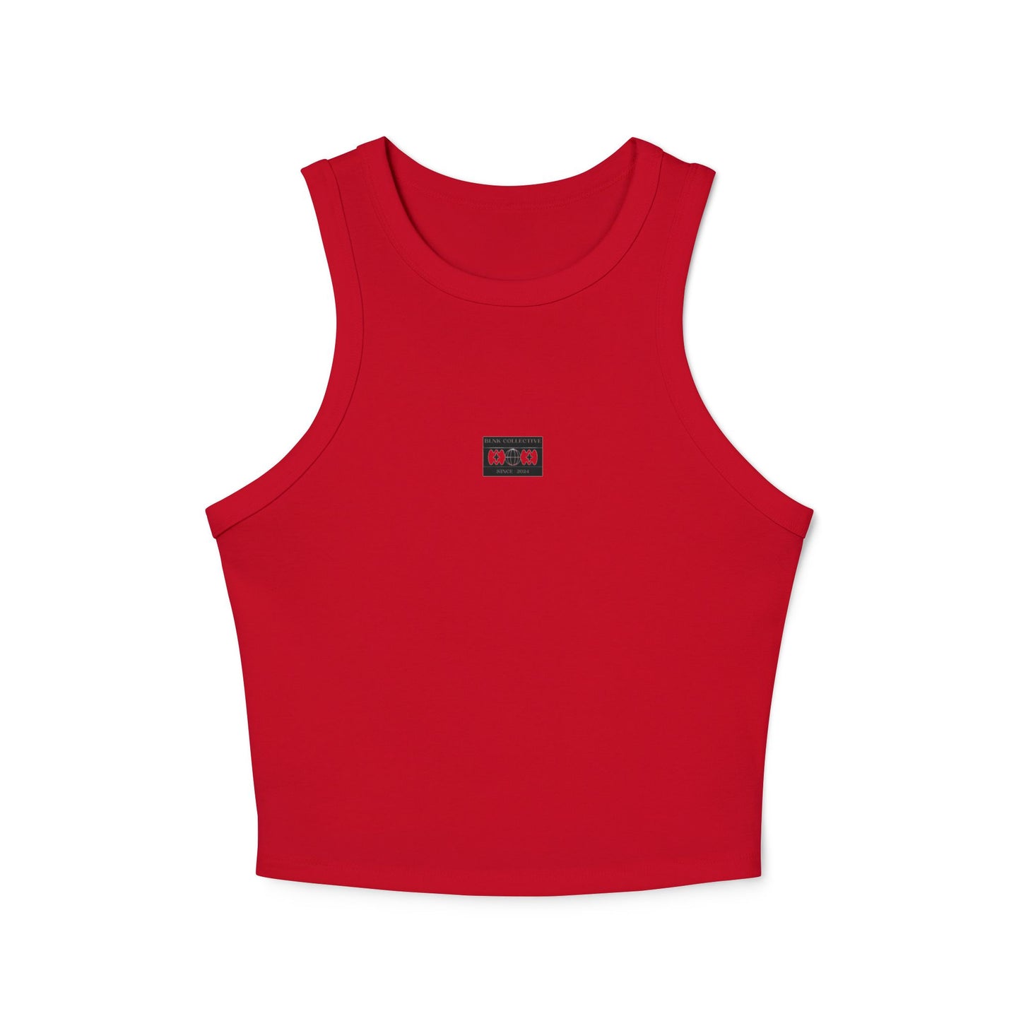 blnk Micro Rib Racer Tank Top